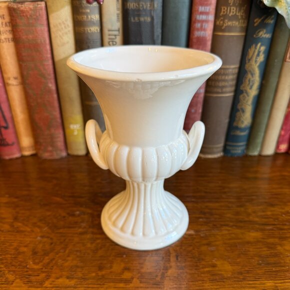Vintage White Urn Vase - Picture 10 of 15